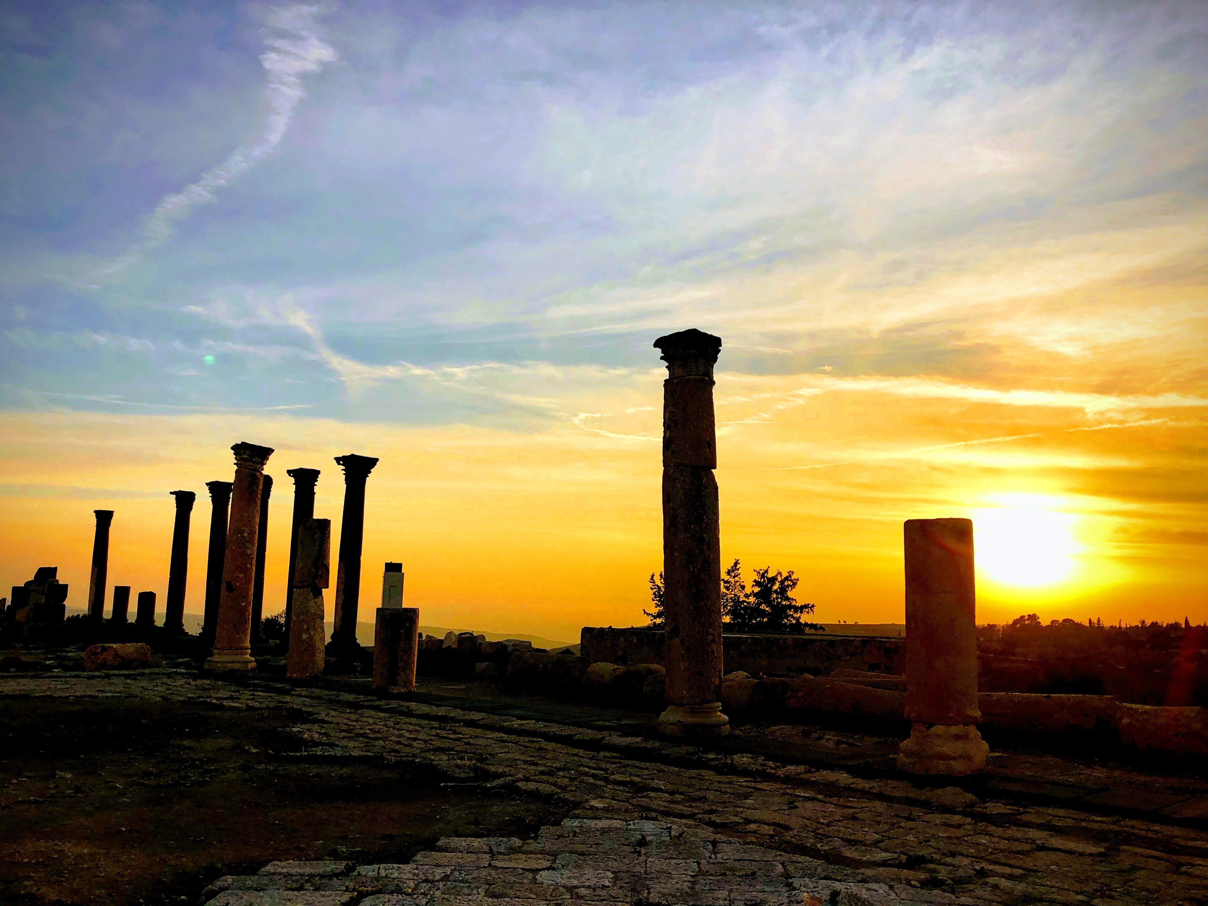 Sunset Photography at Umm Qais: Capturing the Perfect Shot